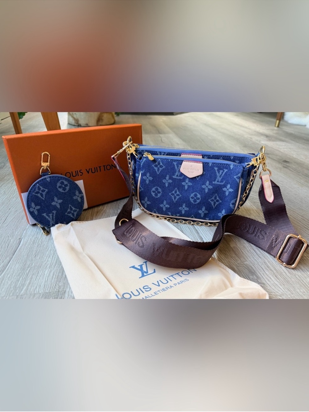 Monogram crossbody